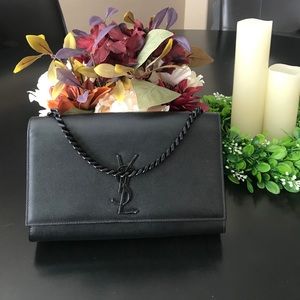 Authentic Black YSL Saint Laurent Clutch